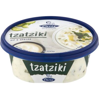 chris dip traditional tzatziki
