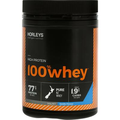 horleys nutrition formula 100% whey vanilla