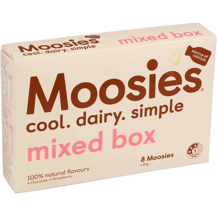 Moosies Ice Cream Bar Milk Freeze 8Pack