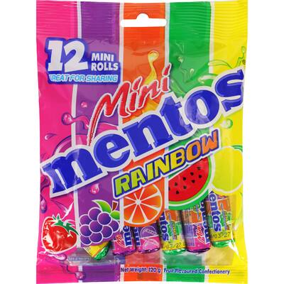 mentos mini sweets rainbow