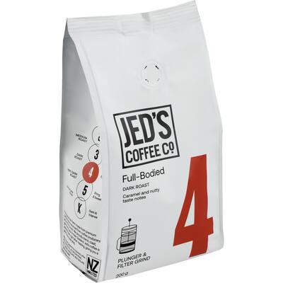 jed's plunger grind coffee 4 very strong