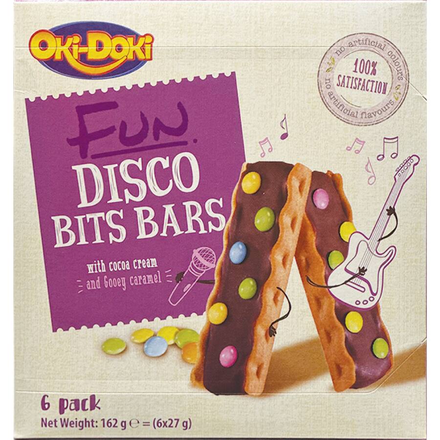 Oki Doki Cake Bars Disco Bites