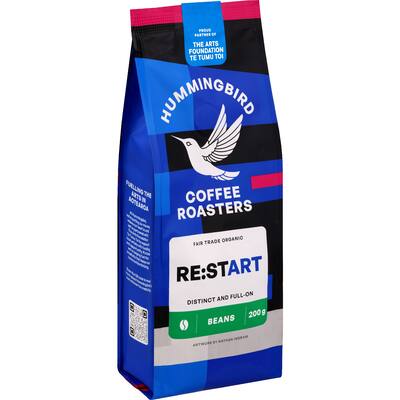 hummingbird coffee beans re:start organic fair trade