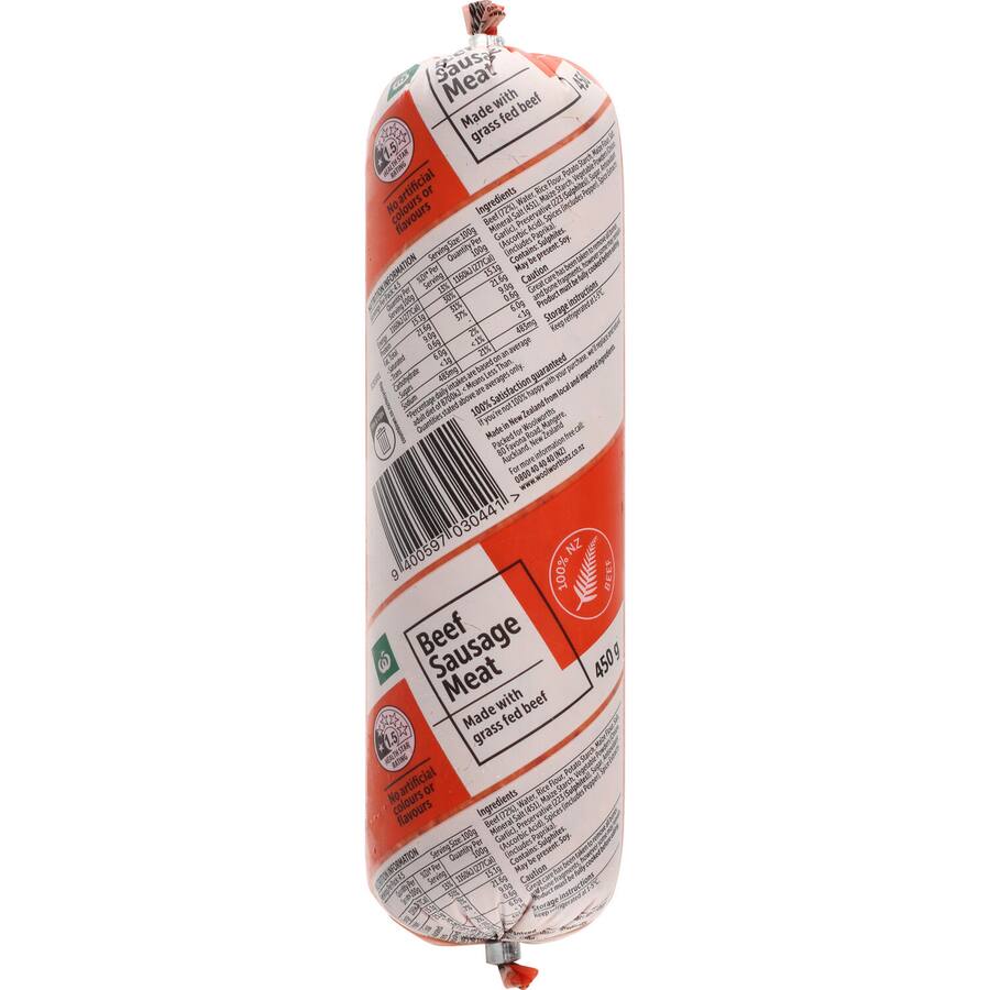 Woolworths Beef Sausage Meat