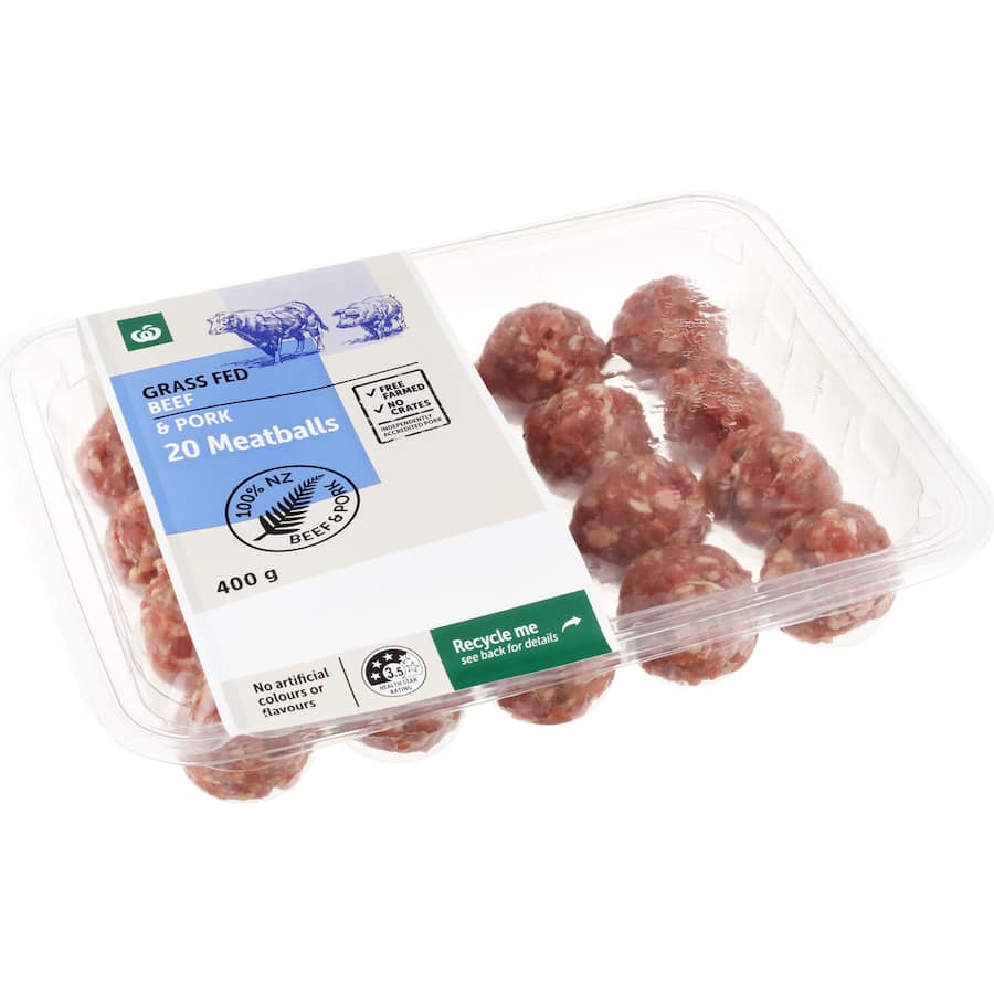 Woolworths Beef & Pork Meatballs