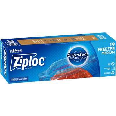 ziploc freezer bags medium