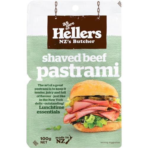 Hellers Pastrami Shaved