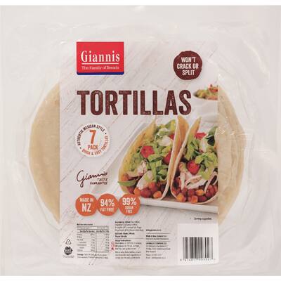 giannis mexican tortillas