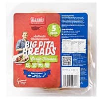 Giannis Pita Bread Garlic Flavoured