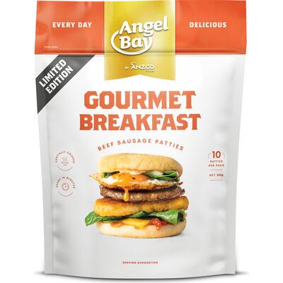 angel bay gourmet breakfast beef sausage patties 