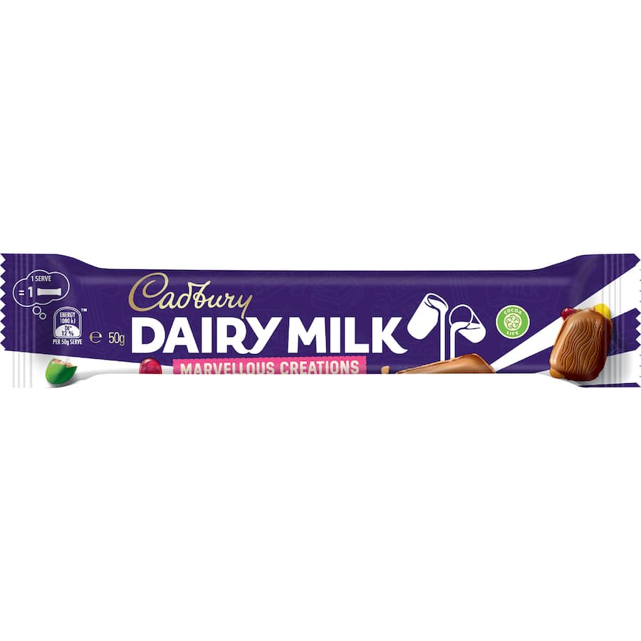Cadbury Marvellous Creations Chocolate Bar Jelly Popping Candy Beanies