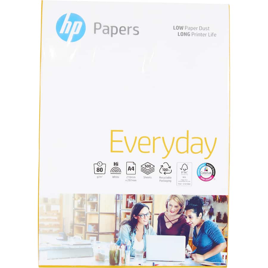 Hp Everyday Printer Paper A4 80Gsm
