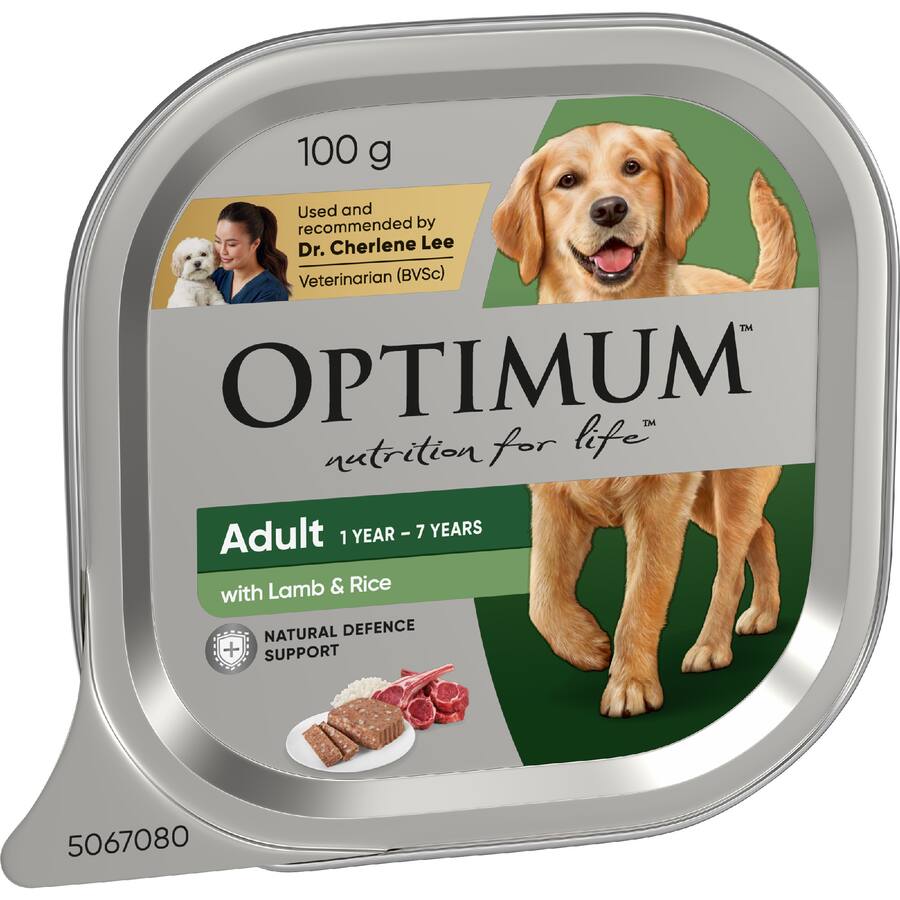 Optimum Wet Dog Food With Lamb & Rice