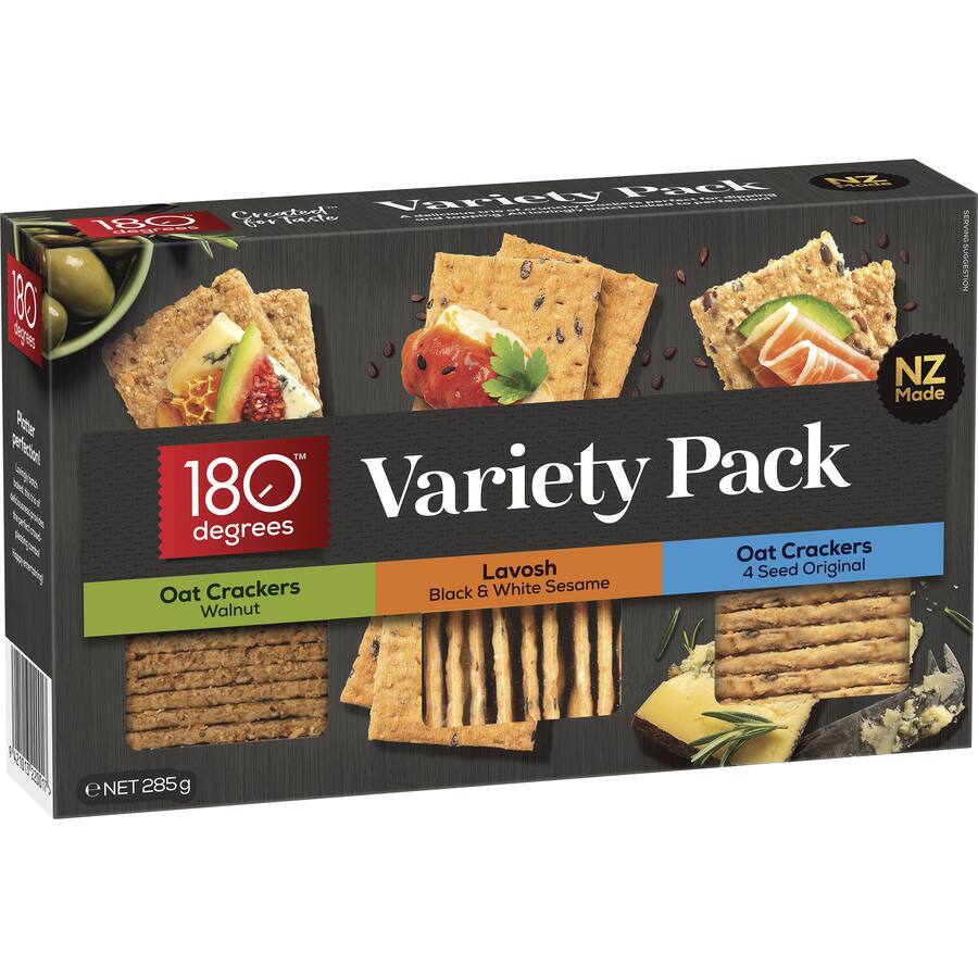 180 Degrees Crackers Premium Variety Pack