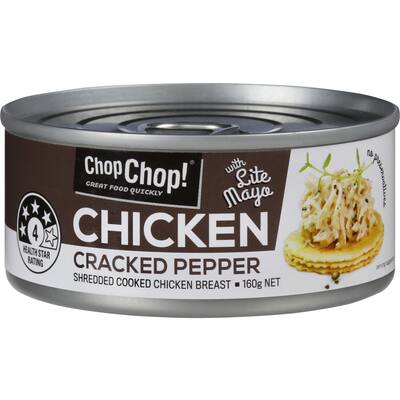 chop chop canned chicken cracked pepper