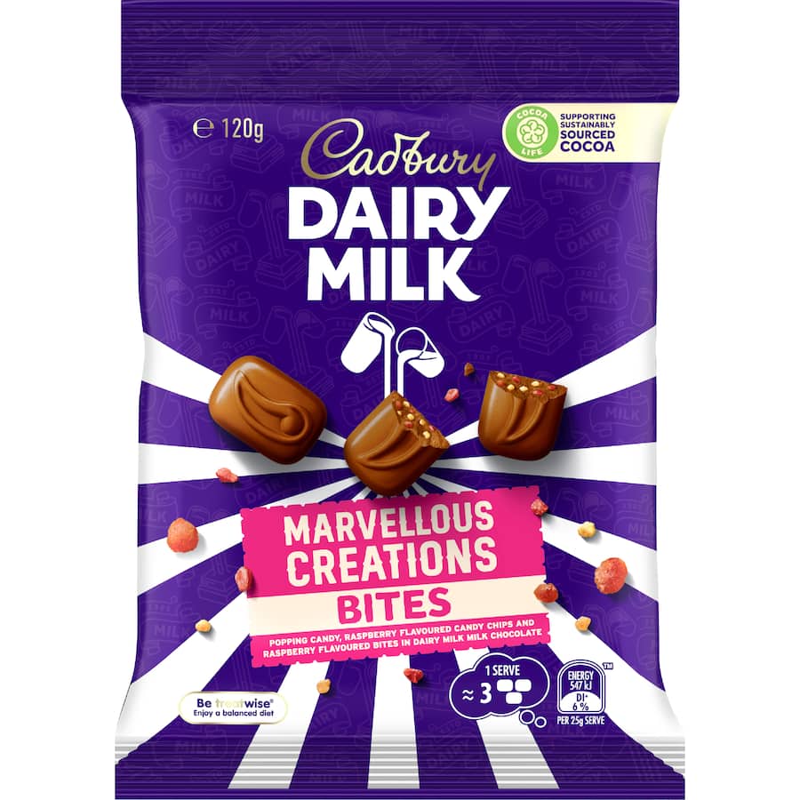 Cadbury Chocolate Sharepack Dairy Milk Marvellous Bites