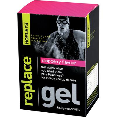 horleys replace gel nutrition formula raspberry 38g
