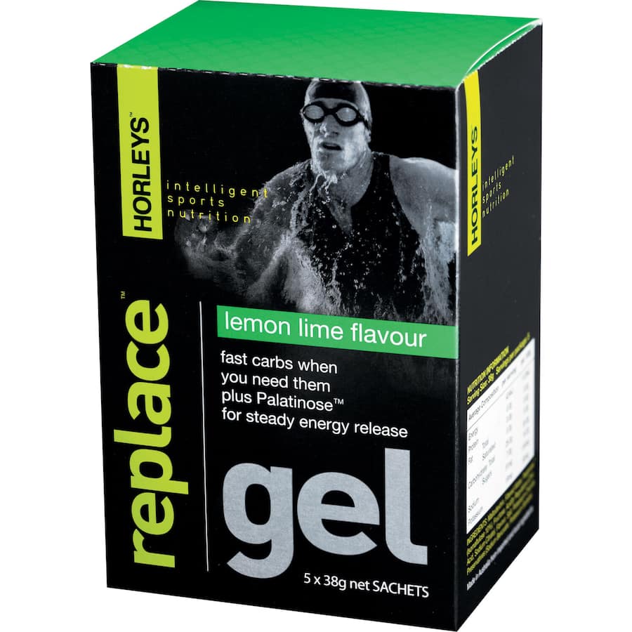 Horleys Replace Gel Nutrition Formula Lemon Lime 38G
