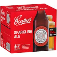 Coopers Sparkling Ale Beer Longneck 750ml