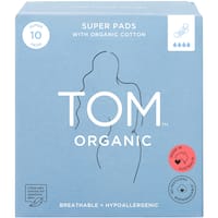 Organic Cotton Ultra Thin Super Pads With Wings
