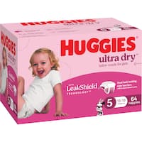 huggies ultra dry nappies girls size 5 (13-18kg)
