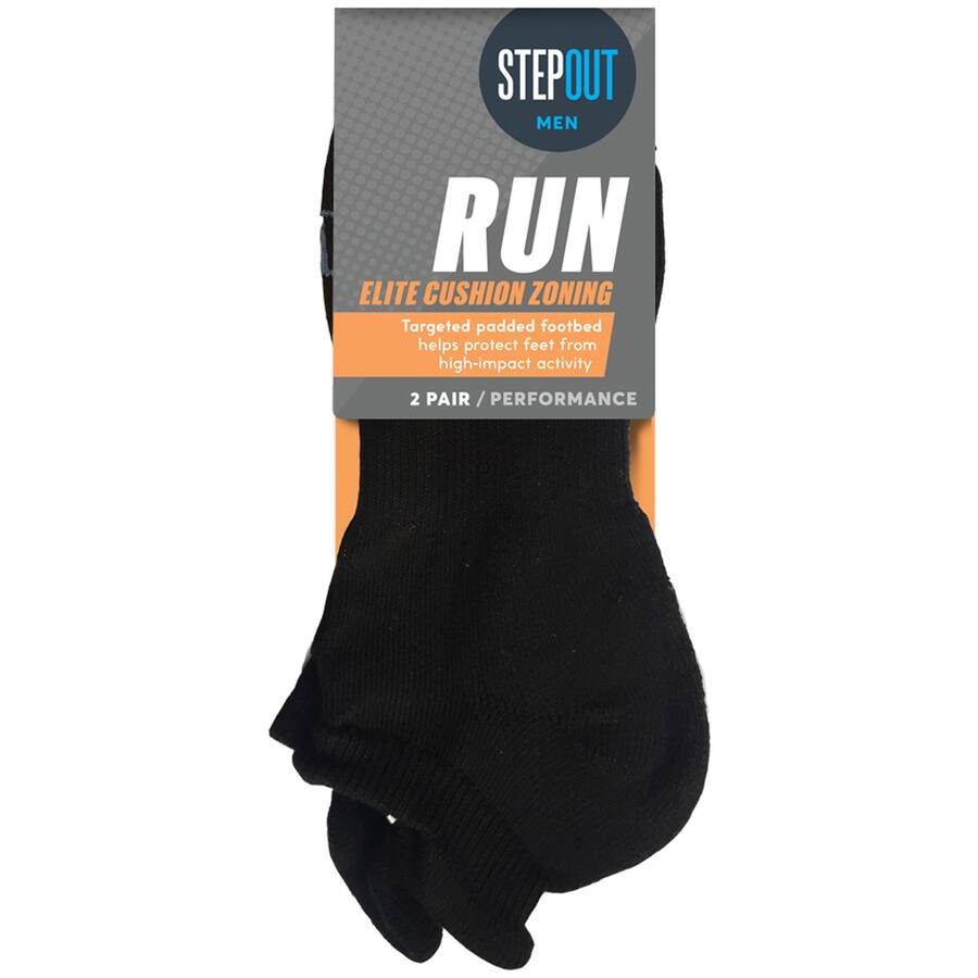 Stepout Mens Socks Run Size 39-43.5