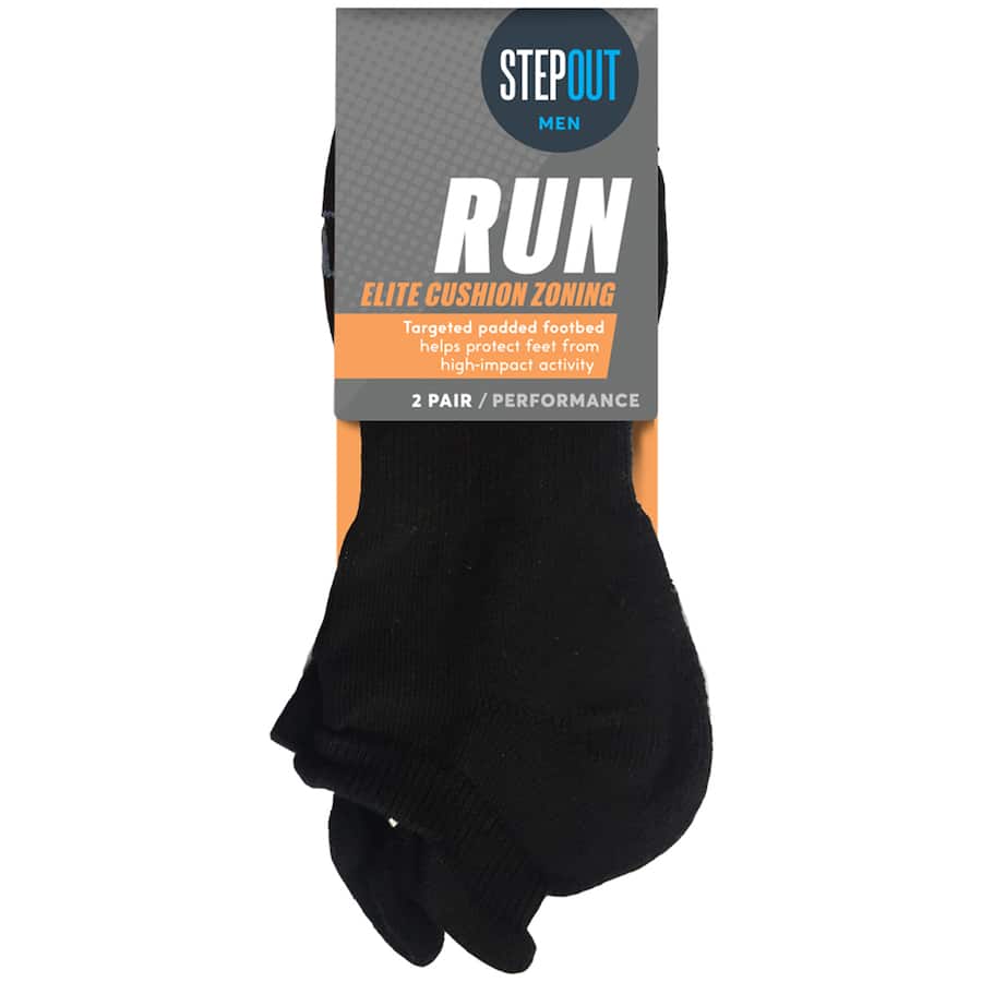 Stepout Mens Socks Run Size 44-48