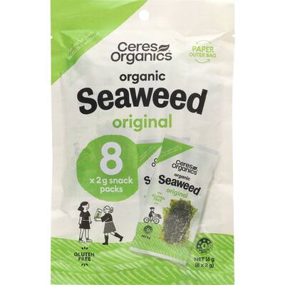 ceres organics snack mix seaweed 2g