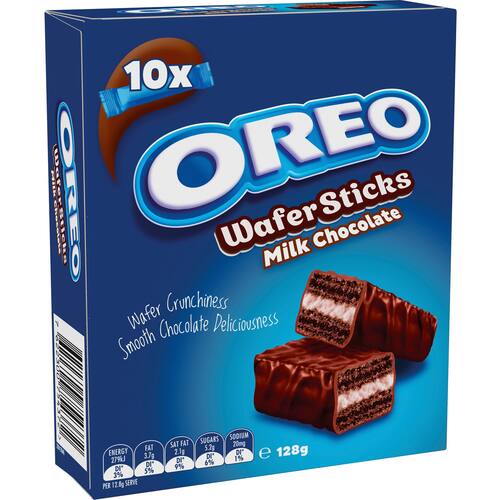 Oreo Creme Filled Biscuits Wafer Sticks Milk Chocolate