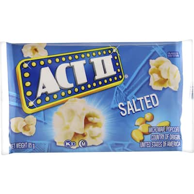 act i i microwave popcorn salted