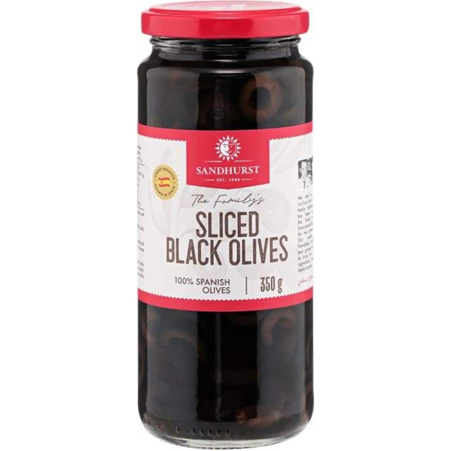 Sandhurst Black Olives Sliced