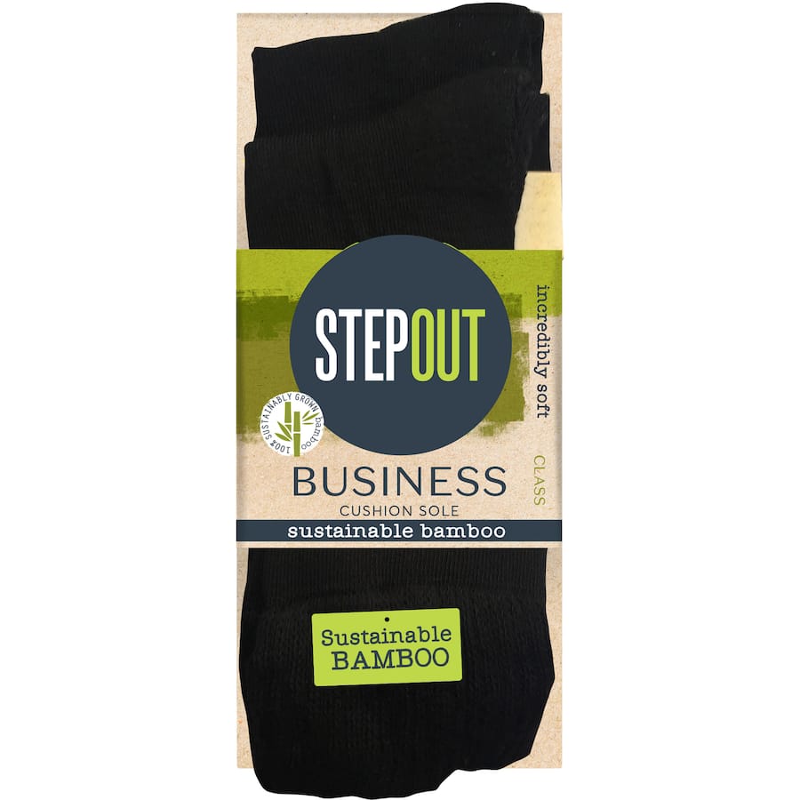 Stepout Nature Socks Bamboo Business Sz 35-38.5