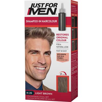 just for men hair colour light brown
