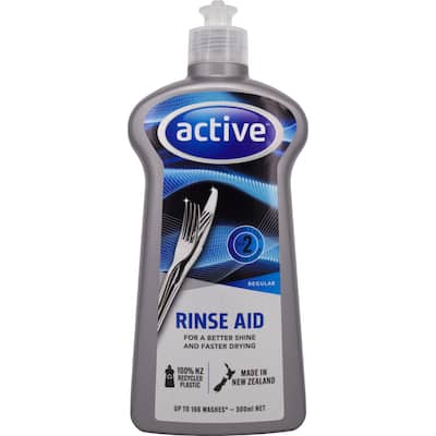 active dishwasher rinse aid regular