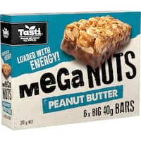 Tasti Mega Nuts Nut Bars Peanut Butter