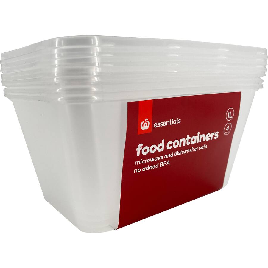 Essentials Container Rectangle 1L