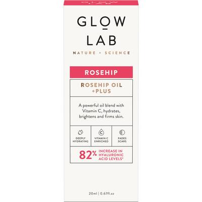 glow lab facial oil rosehip plus