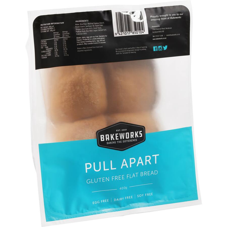 Bakeworks Gluten Free Bread Pull Apart