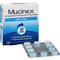 Mucinex Chesty Cough Fast Effective Tablets