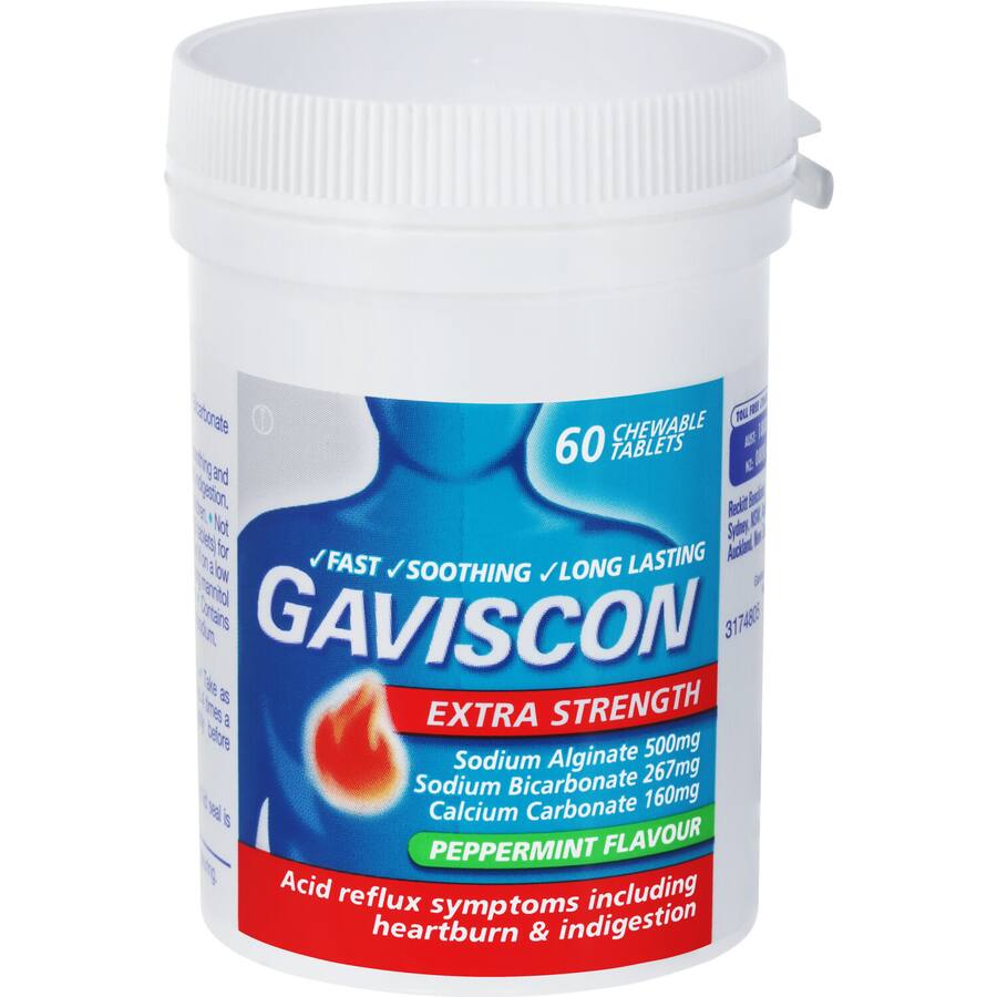 Gaviscon Heartburn & Indigestion Relief Peppermint