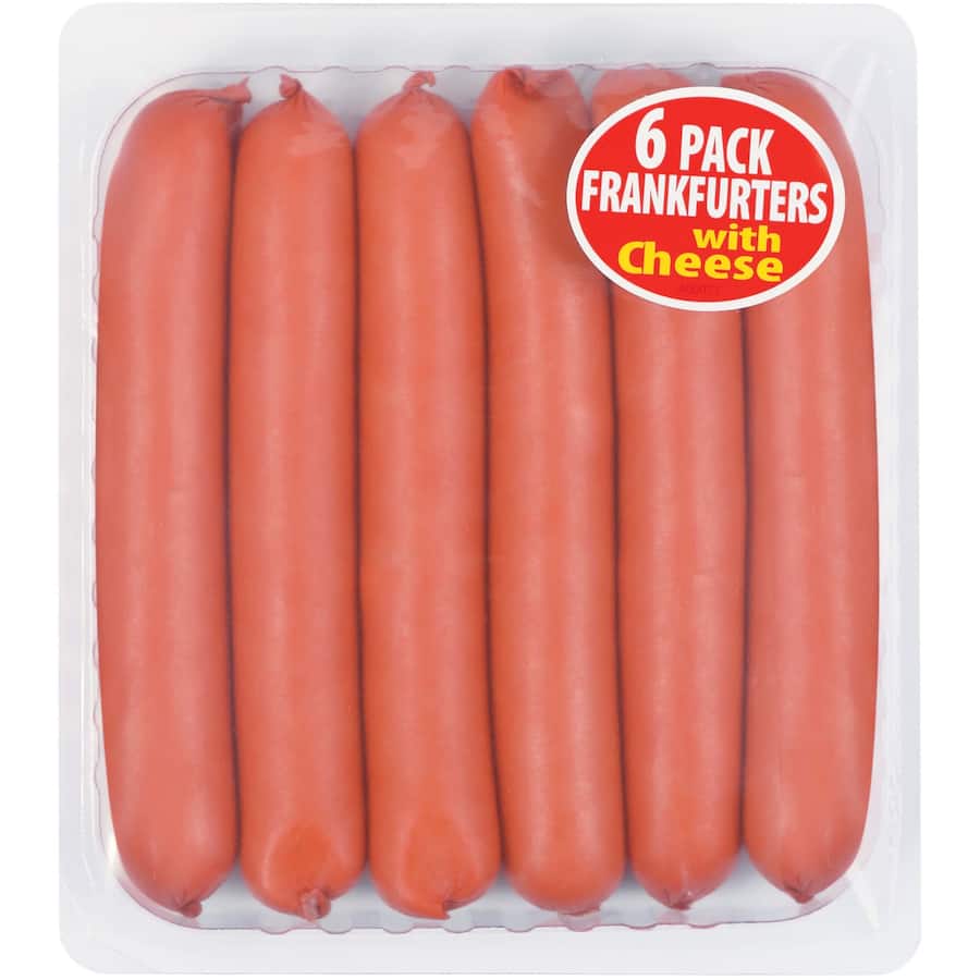 Instore Deli Frankfurters Cheese 340G