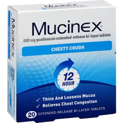 mucinex chesty cough fast effective tablets