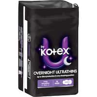 U By Kotex Ultra Thins Pads Overnight With Wings