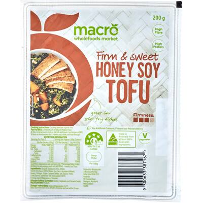 macro chilled tofu honey soy