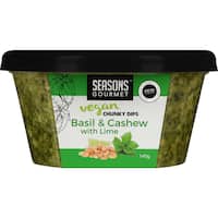 Seasons Gourmet Dip Vegan Basil Chunky