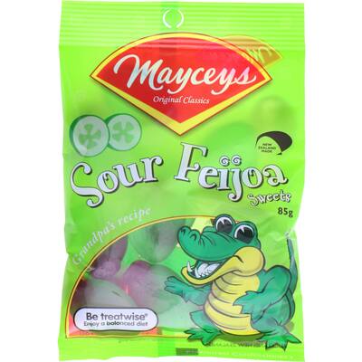 mayceys jelly sweets sour feijoas