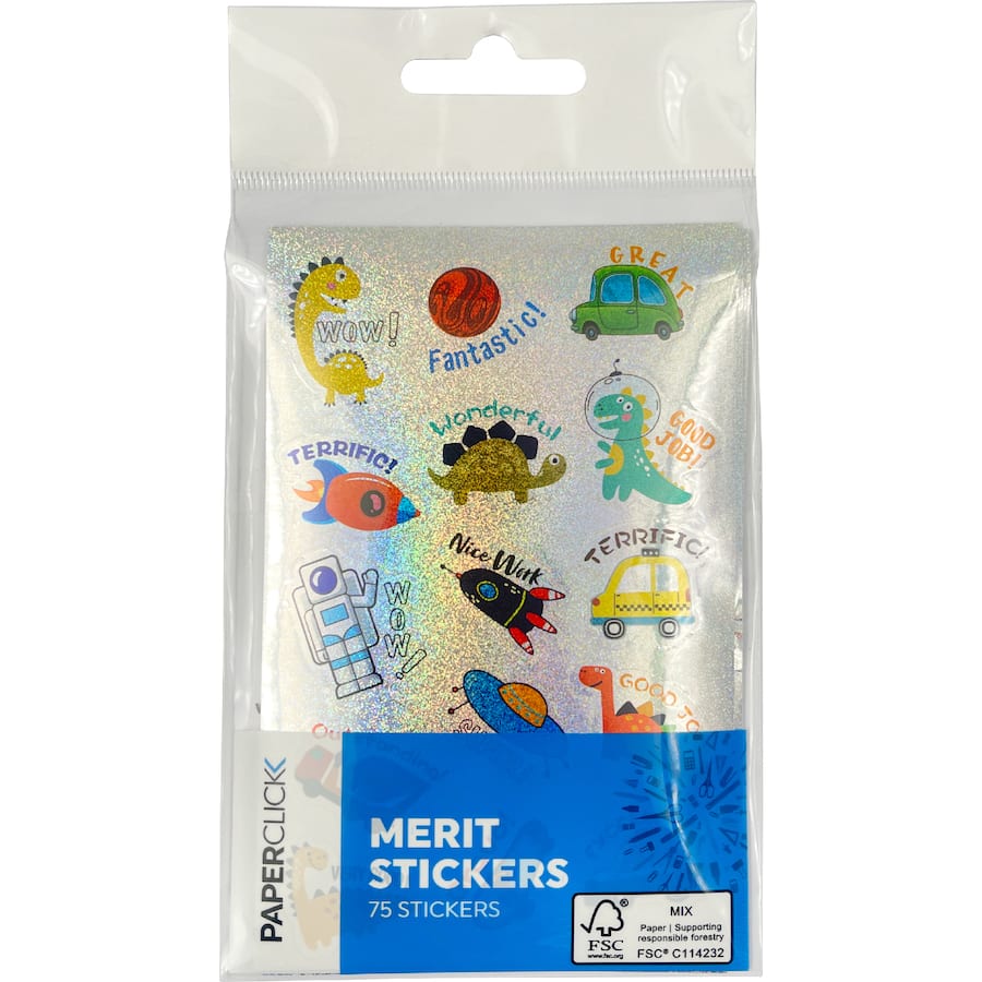 Paperclick Stickers Merit