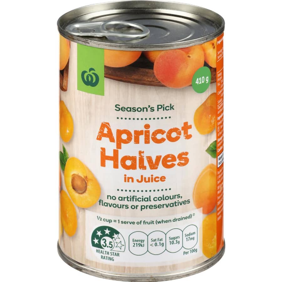 Woolworths Apricot Halves In Juice
