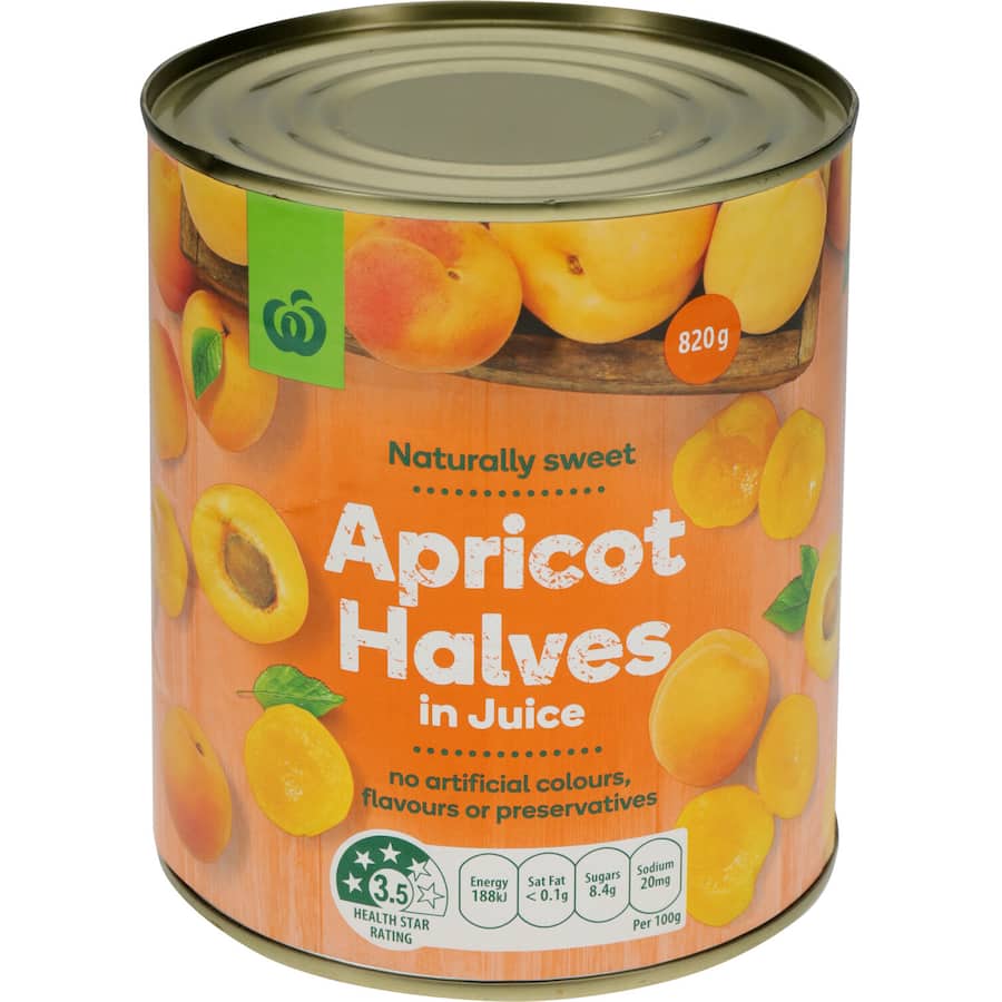 Woolworths Apricots Halves In Juice