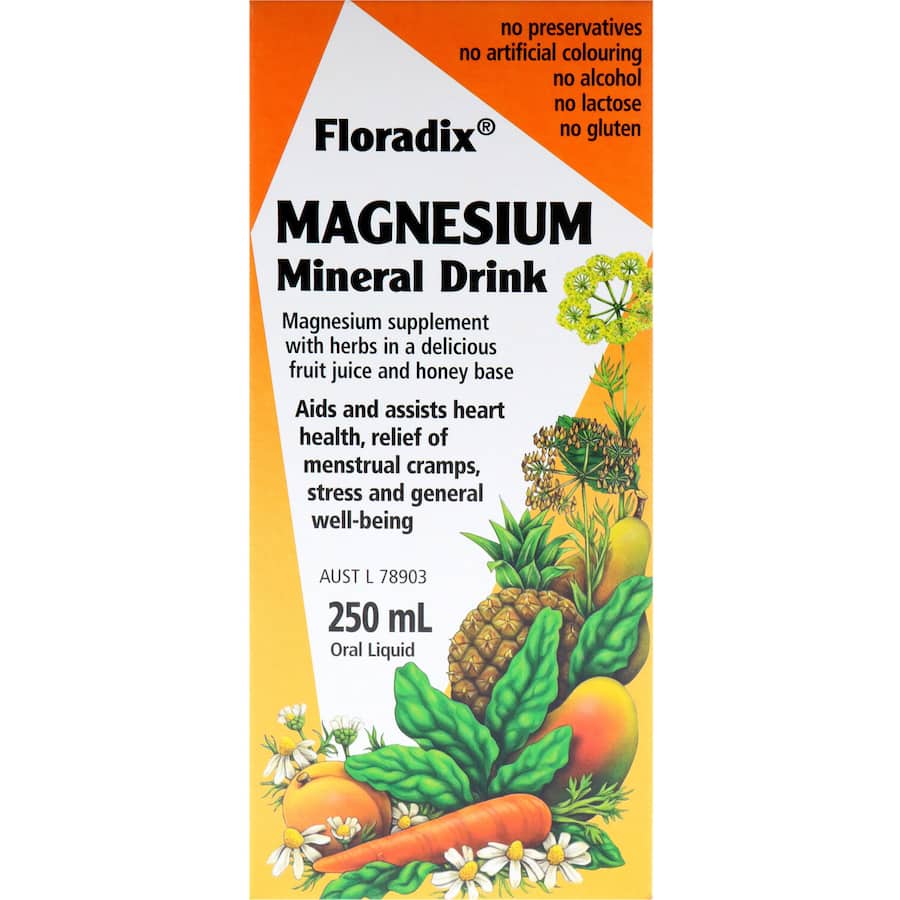 Floradix Magnesium Gluten Free Mineral Drink